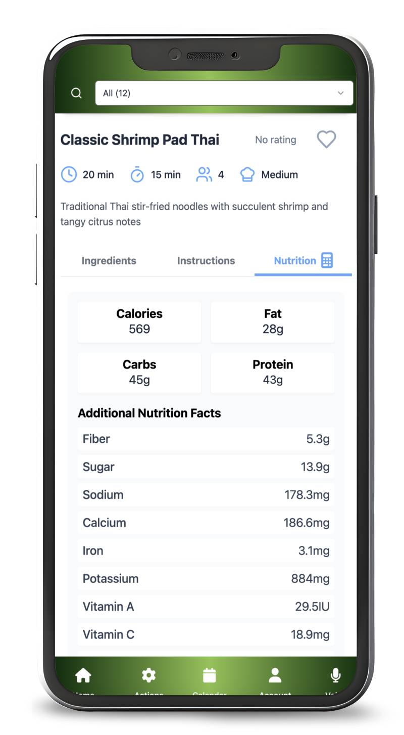 Nutrition Calculator
